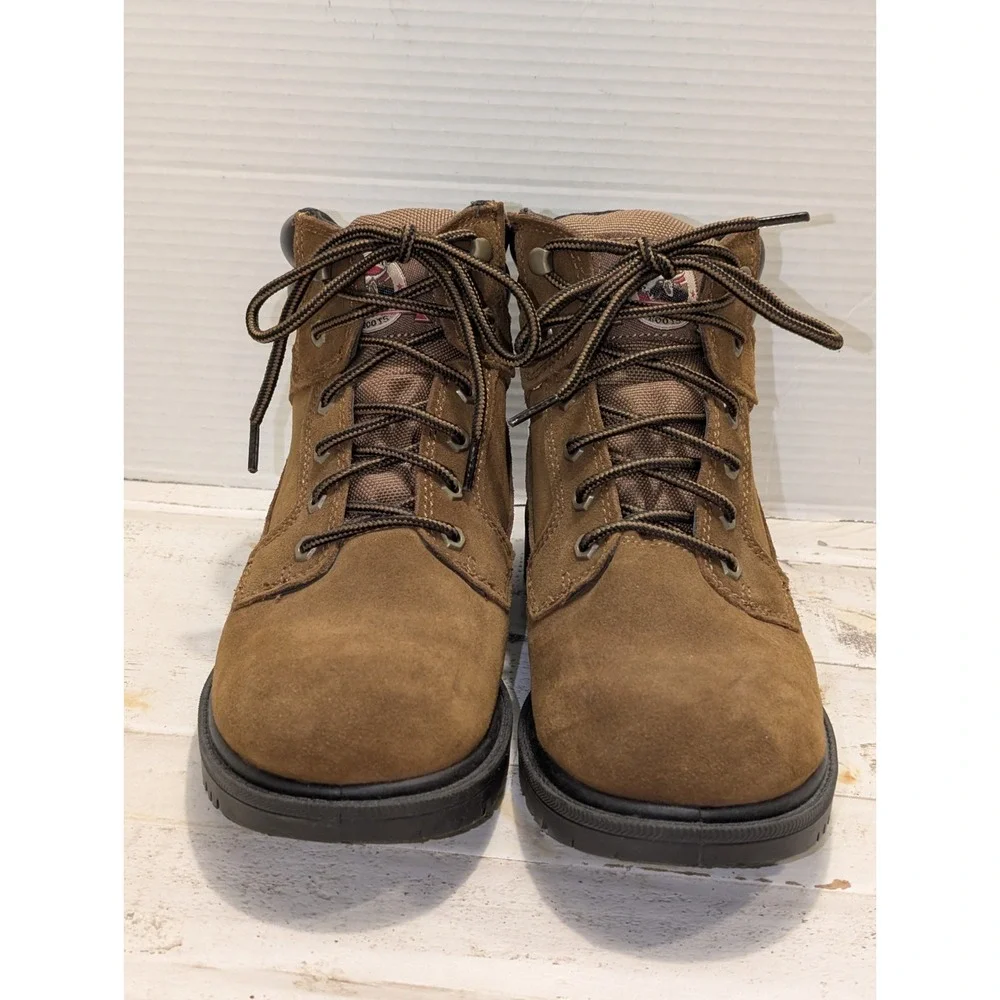 Brahma Leather Suede Waterproof Work Boots Men's Size 10W #MNBR0544411